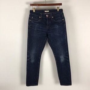 The Unbranded Brand UB401 Tight Fit 14.5oz Indigo Selvedge Jeans Size 29 X 28.5